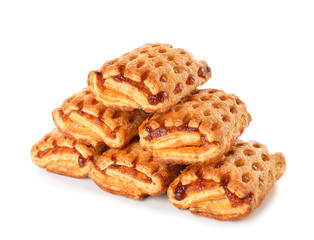 Biscuits with jam