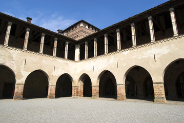 Interior Castle Pandino (Italy, Lombardy)