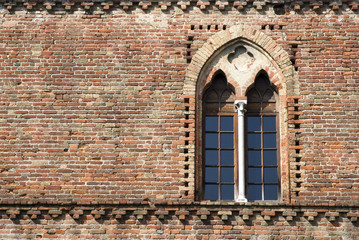Window of a medieval castle