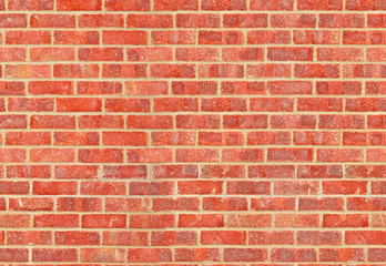 Endless seamless pattern of traditional british brick wall