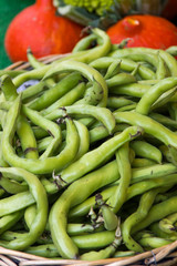 many different ecological vegetables on market