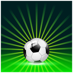 Naklejka premium Hintergrund Fußball