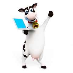 3d rendered toon character - funny cow