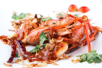 fried prawn with tamarine sauce