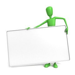 3D Man - Large heavy sign