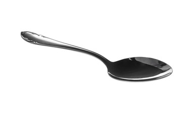 spoon isolated on white and path
