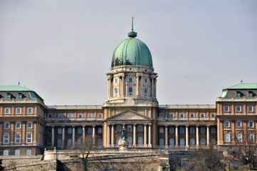 Fototapeta na wymiar Burgpalast in Budapest, Ungarn