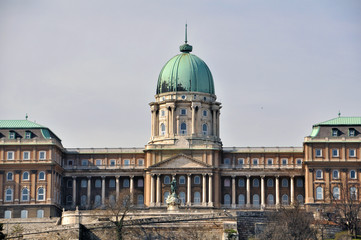 Obraz premium Burgpalast in Budapest, Ungarn