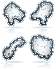 Simple Country Icons