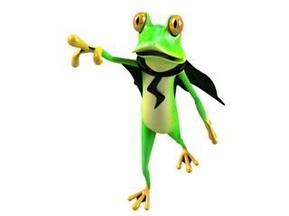 funny frog, crazy frog , super frog , hero frog 