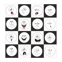 Emotion smiles set in box 002