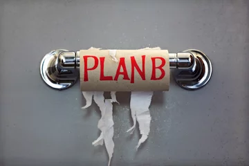 Fotobehang Plan B for no toilet paper © Brian Jackson