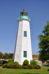 Old Point Comfort Lighthouse, Chesapeake Bay, Virginia, USA