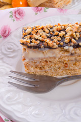 honey cakes with chocolate