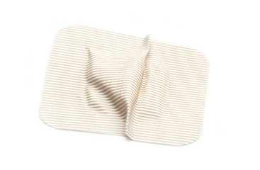 wrinkle used sticking plaster