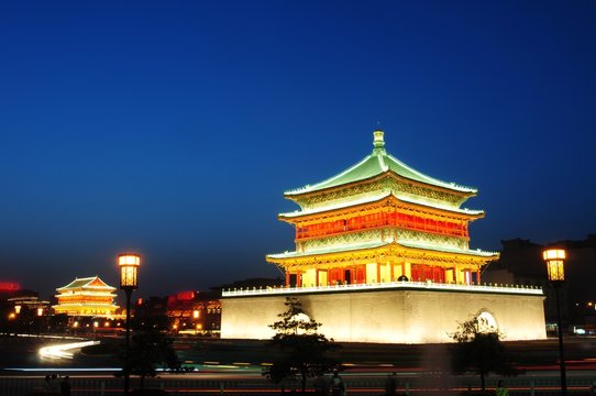 Bell Tower in Xian, China