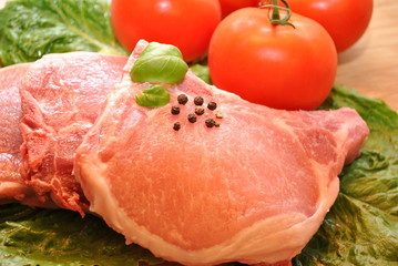 Fresh Pork Chop Dinner Ingredients
