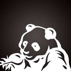 Tête panda tatouage