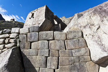 Temple of the Sun in Machu Picchu, Peru © worldwidephotoweb