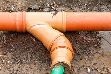 Arbeiten an der Kanalisation