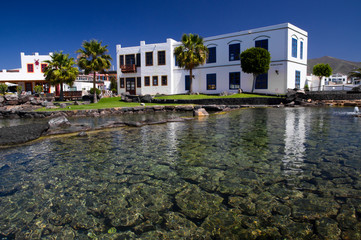 Obraz premium Plaza la Sal, Marina Rubicon, Lanzarote
