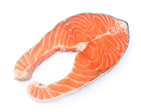 Piece of a salmon fish