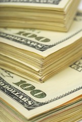 Dollar bank note money background