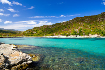Fototapeta na wymiar Wild Corsican seascape