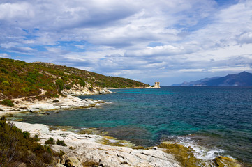 Genovese tower on Corsica