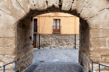 Entrada en las murallas de Logroño
