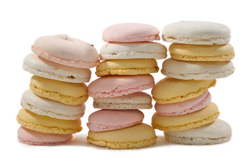 colorated waffles for macarons