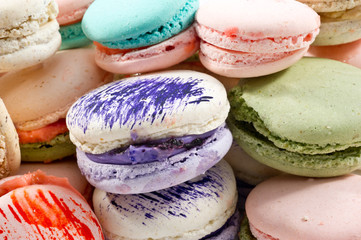 colorated macarons