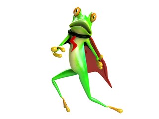 funny frog, crazy frog , super frog , hero frog 