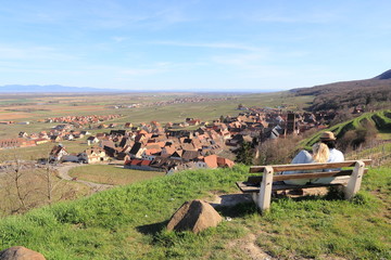Gueberschwihr et le vignoble d'Alsace