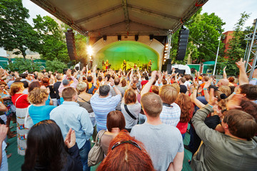 People at concert
