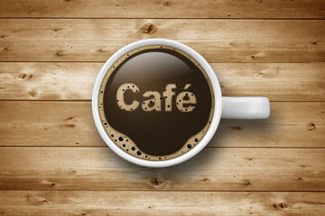 Cup of Coffee with Café