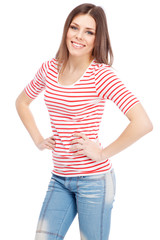 Obraz premium Beautiful casual lady