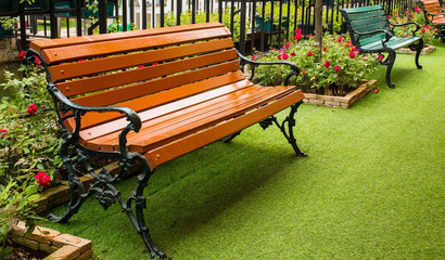 Bench in Garden