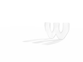 3D render of the text w