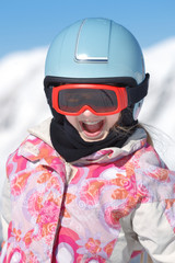 portrait ski enfant