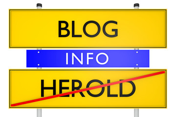 Blog vs Herold_konzeptionell Information - 3D