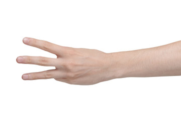 Male hand