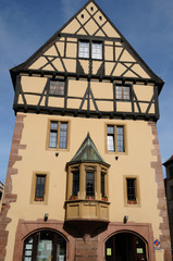 Fototapeta na wymiar the village of Thann in Haut Rhin