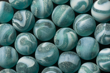 Blue Swirl Marbles