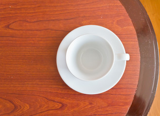 coffee cup on the table