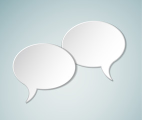 Vector Comic Clouds and bubbles