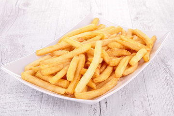 plate of french fries