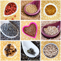 Naturopathie : Assortiment d'aliments #1