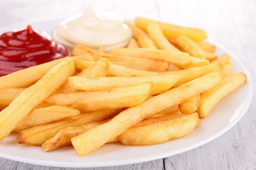 plate of french fries