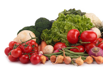 arrangement of raw vegetable